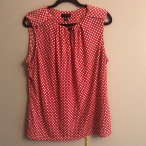XL coral top